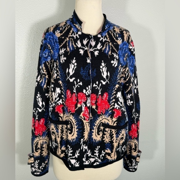 ANTHROPOLOGIE PILCRO DEBRA SWEATER JACKET. SIZE LARGE - Picture 5 of 14